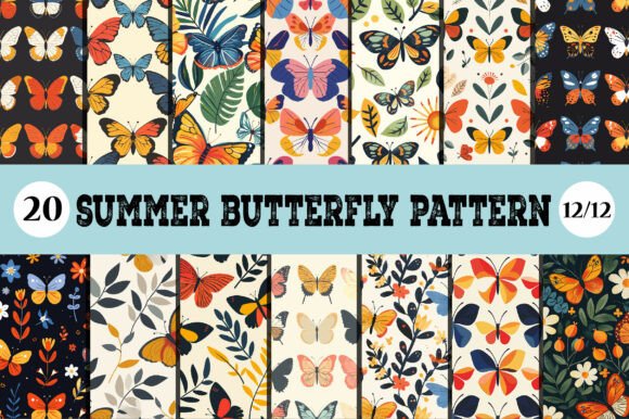 Elevating Modern Design with the Summer Butterfly Pattern