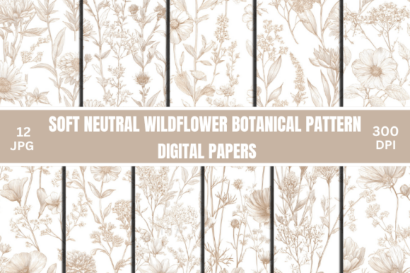 Evaluating the Soft Neutral Wildflower Botanical Pattern for Modern Design Projects